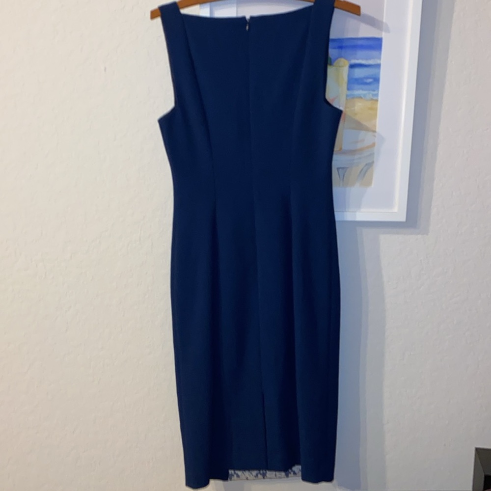 Navy & Lace Dress by Black Halo - Picture 5 of 11
